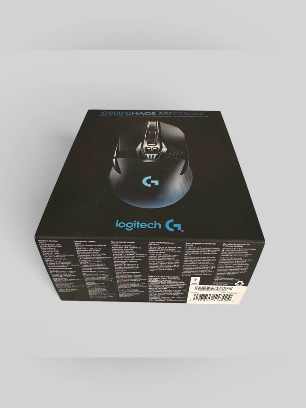 Logitech G900 CHAOS Spectrum Wireless Gaming Mouse - Black